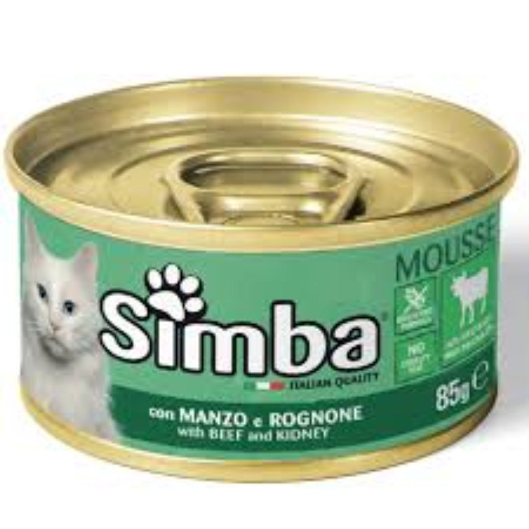 SIMBA CAT MOUSSE BEEF N KIDNEY 85G